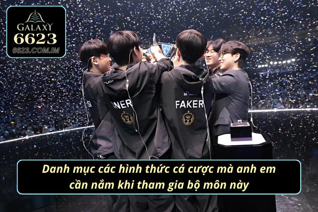 Khám phá các hình thức cá cược thể thao điện tử tại 6623