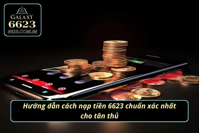 Hướng dẫn cách nạp tiền vào 6623 chuẩn xác nhất