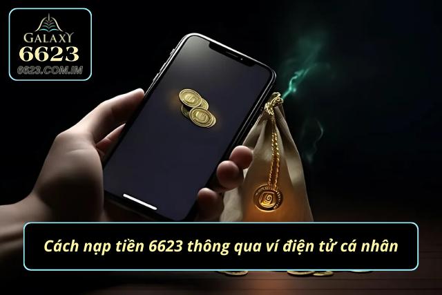 Cách nạp tiền vào 6623 thông qua ví điện tử cá nhân